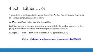 ICD 10 manual mortality coding Volume 243 Coding instructions for mortality multiple causes [upl. by Andras]