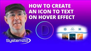 Divi Theme How To Create An Icon To Text On Hover Effect 👈👈 [upl. by Mccall]