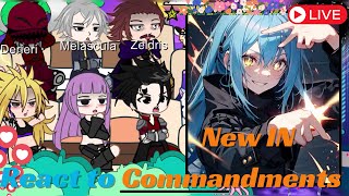 Ten Commandments react to Rimuru Tempest as new in  that time i got reincarnated as a slime  Gacha [upl. by Beyer]