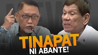 Harapang tinapat ni Abante si Duterte sa kaniyang unang pagharap sa Quadcommittee [upl. by Pretrice]