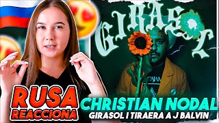 RUSA REACCIONA A Christian Nodal  Girasol  TIRADERA A J BALVIN [upl. by Aerdnat]