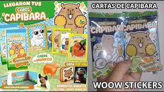 ABRIENDO SOBRES Y CARTAS DE CAPIBARA WOOW STICKERS 2024 [upl. by Ursuline]