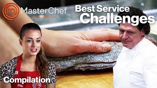 Best Service Challenges  MasterChef Australia  MasterChef Australia [upl. by Pozzy]