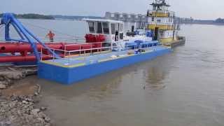 Ellicott 1270 Dredge Launch [upl. by Aiouqes]