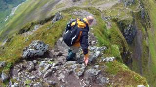 down of am bodach on the aonach eagach [upl. by Chiarra]