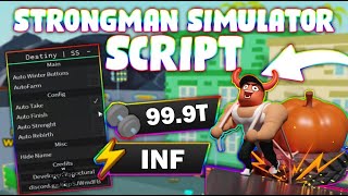 NEW Strongman Simulator Script PASTEBIN 2024 INF ENERGY FAST AUTOFARM SPEED AUTO REBIRTH [upl. by Gnaht]