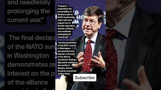 American economist Jeffrey Sachs about Ukraine Quotes [upl. by Ole]