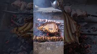 MsHamin Bas supervises the family’s work and prepares Bakhtiari kebab while her son skewers them [upl. by Lissa564]