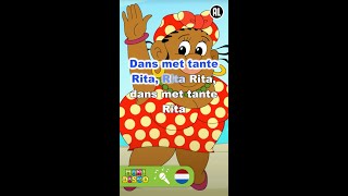 DANS MET TANTE RITA  Kinderliedjes  Karaoke  Minidisco shorts [upl. by Amberly]