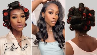 Hair Rollers For The First Time  Get Ready With Me Date Night [upl. by Prosperus]