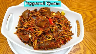 Peppered KpomoPonmo  How To Make Peppered Kpomo  Quick And Easy Method  Happylicious Series [upl. by Wardle957]