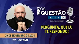 LIVE COMIGO  PERGUNTA QUE EU TE RESPONDO  20112024  Marcos Lacerda psicólogo [upl. by Mandeville]