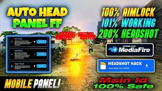 Mobile Panel FF 200 Headshot 101 Working Sensitivity and Settings Free Fire [upl. by Acinet864]