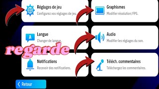 comment 👉 régler 👉 paramètres 👉 efootball 👉 2025 👉 v400 en 👉Wolof [upl. by Waring]