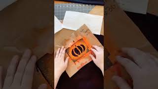 DIY Glitter Pumpkin Dress Tutorial Sparkle This Halloween PumpkinDress DIYFashion [upl. by Ambros470]