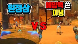 에임핵쓰고 원정상님이랑 1대1뜨기 ㅋㅋㅋㅋㅋㅋ [upl. by Enail149]