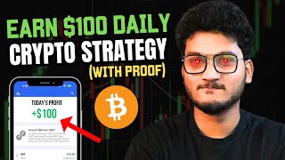 EARN 100 DAILY CRYPTO TRADING STRATEGY  HOW TO GET STARTED IN CRYPTO  Bitcoin Altcoin Trading [upl. by Sew]