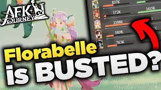 FLORABELLE POPS OFF AFK Journey Florabelle Banner COMPLETE Summons Done Lets TEST [upl. by Kurth400]