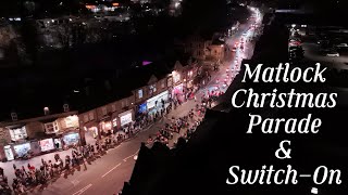 Magical Matlock Christmas Parade amp SwitchOn 2023 by DronezoneMedia using DJI mini 4 pro drone 4K [upl. by Bryna]