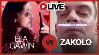 Skrót Live Ela Gawin vs Zakolak TIKTOK  Elka zezłomowana przez zakolaka [upl. by Shaughnessy462]