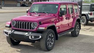 2024 JEEP WRANGLER SAHARA  TUSCADERO PEARL  T6136 [upl. by Abagail]