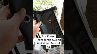 Tas Ransel Kucing Transparan Tas Ransel Astronot Pet Carrier Pet Cargo Kucing Bukittinggi shorts [upl. by Benedic568]