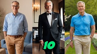 10 Outfits recomendados para HOMBREES MAYORES DE 50 AÑOS que Quieren Verse Bien TE LOS EXPLICO [upl. by Narag]