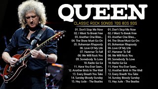 Queen Greatest Hits Full Album  Classic Rock Songs 70s 80s 90s Full Album [upl. by Ecneitap]