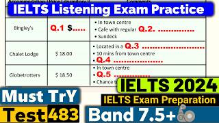 IELTS Listening Practice Test 2024 with Answers Real Exam  483 [upl. by Lemra]