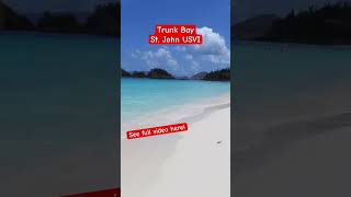 Heres Why Trunk Bay St John USVI is one of the Best Beaches in the Caribbean USVI stjohn [upl. by Siulesoj]