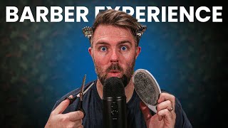 NEW Relaxing ASMR Barber Experience Haircut amp Shave Roleplay [upl. by Aibara]