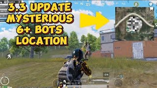 BGMIPUBG 33 update Mysterious 6 bot location  erangle map bot location [upl. by Irret325]