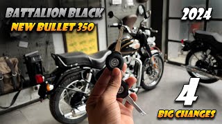 2024 New Standard Bullet 350 BATTALION BLACK 4 Big Changes  Good News For 2023 JSeries Bullet 350 [upl. by Shandee]