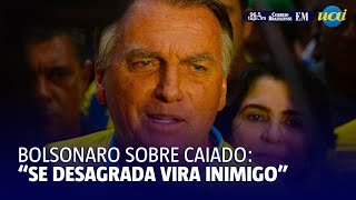 Bolsonaro critica Caiado e fala sobre rompimento [upl. by Ruby]