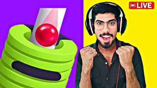 🔴Stack Ball LIVE 33D🤯 Gaming🏀 daily ShahrukhSM7080🇮🇳🎮📲 [upl. by Etterrag976]