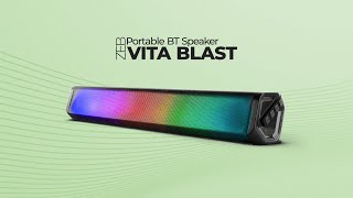 Zebronics  ZEB VITA BLAST  Portable Speaker [upl. by Limhaj]