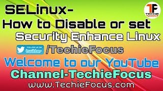 Security Enhanced Linux SELinux Disable or Set [upl. by Leahcym594]