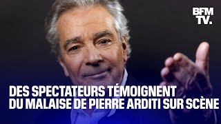 “Il a commencé à bégayer” une spectatrice raconte le malaise de Pierre Arditi sur scène [upl. by Llehcnom]