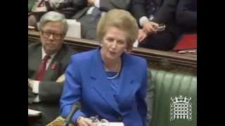 Margaret Thatcher  No No No to the European Economic and Monetary Union [upl. by Llednek]