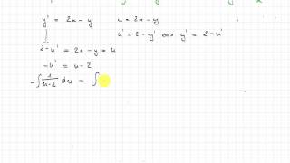 33 Differentialgleichungen  Substitution [upl. by Nit]