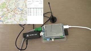 ADBS  DVBT RASPBERRY PI Flight Radar Tracker 2014 [upl. by Uuge]