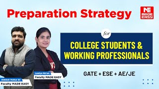 Preparation Strategies for GATE ESE AEJE  College Students amp Working Professionals  MADE EASY [upl. by Sadoff337]