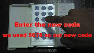 Change Master Code on DSC Alarm Systemmpg [upl. by Nekal]