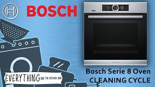 Bosch Oven Cleaning Pyrolytic cleaning cycle [upl. by Fernanda611]