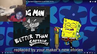 SPONGEBOB COOKING AND I AINT TALKING KRABBY PATTIES  SpongeBob vs Captain Underpants  Rap Battle [upl. by Eugenie240]