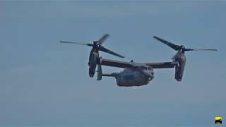 V22 Osprey at Sanicole Airshow 2019 [upl. by Adnihc]