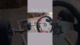 Steering Go Kart shorts diy homemade build custom [upl. by Zanze]