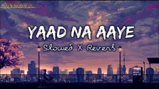 yaad na aaye slowed reverb song [upl. by Pippo407]