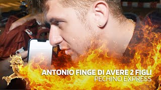 Antonio finge di avere figli in Italia  Pechino Express [upl. by Eittocs]