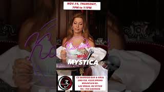 MYSTICA KARAOKE HOST NOV 14 TUESDAY 711PM AT C3 SEAFOOD amp BAR AT SPRING MOUNTAIN RD LAS VEGAS [upl. by Autum]